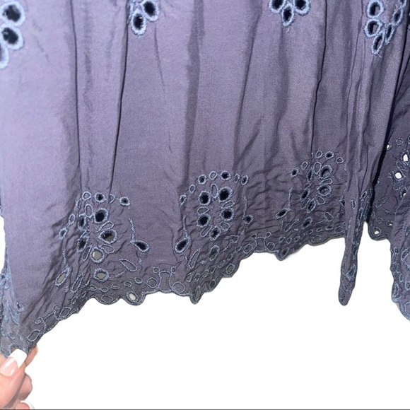 TIME AND TRU Blue Embroidered Kimono/Cover Up L/XL NWOT - Picture 8 of 9